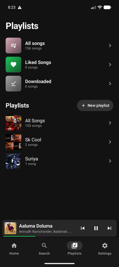 Playlists